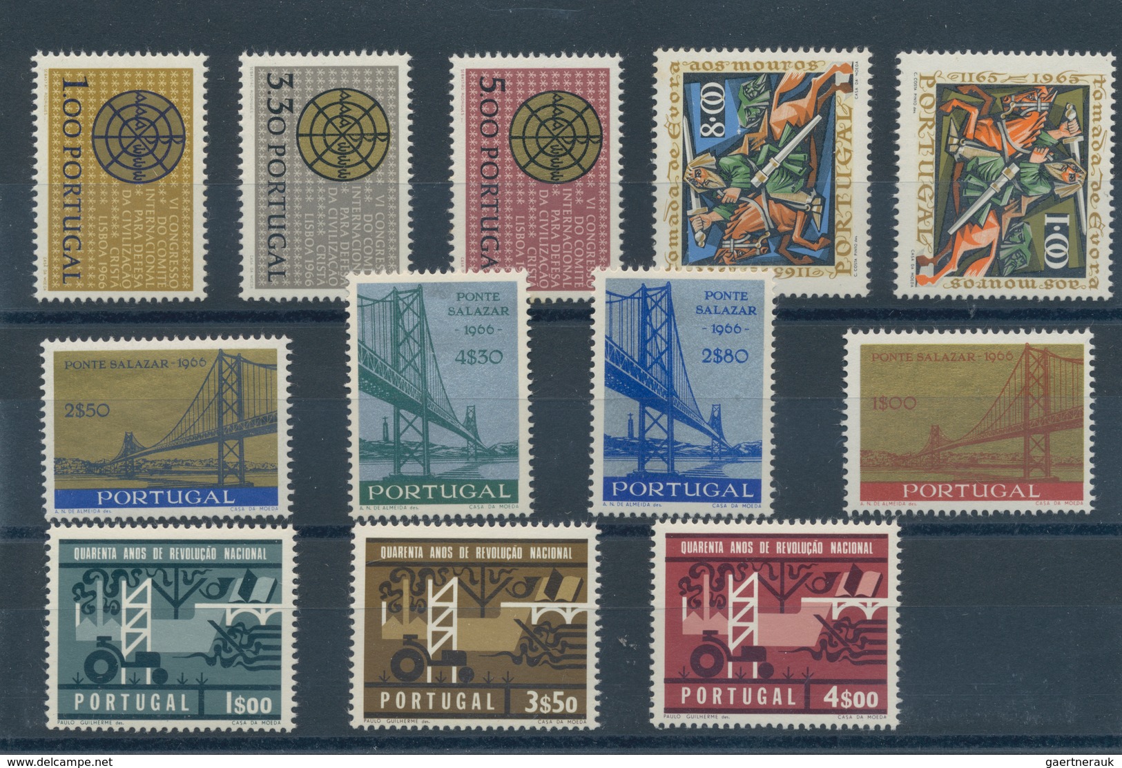 Portugal: 1966, More Than 80 Complete Year Sets, Mint Never Hinged. Michel More Than 5600,- €. - Otros & Sin Clasificación