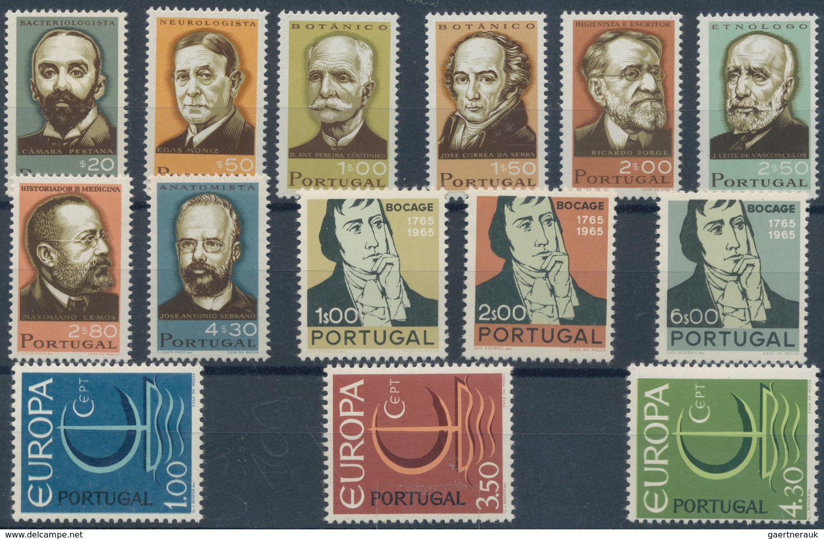 Portugal: 1966, More Than 80 Complete Year Sets, Mint Never Hinged. Michel More Than 5600,- €. - Andere & Zonder Classificatie