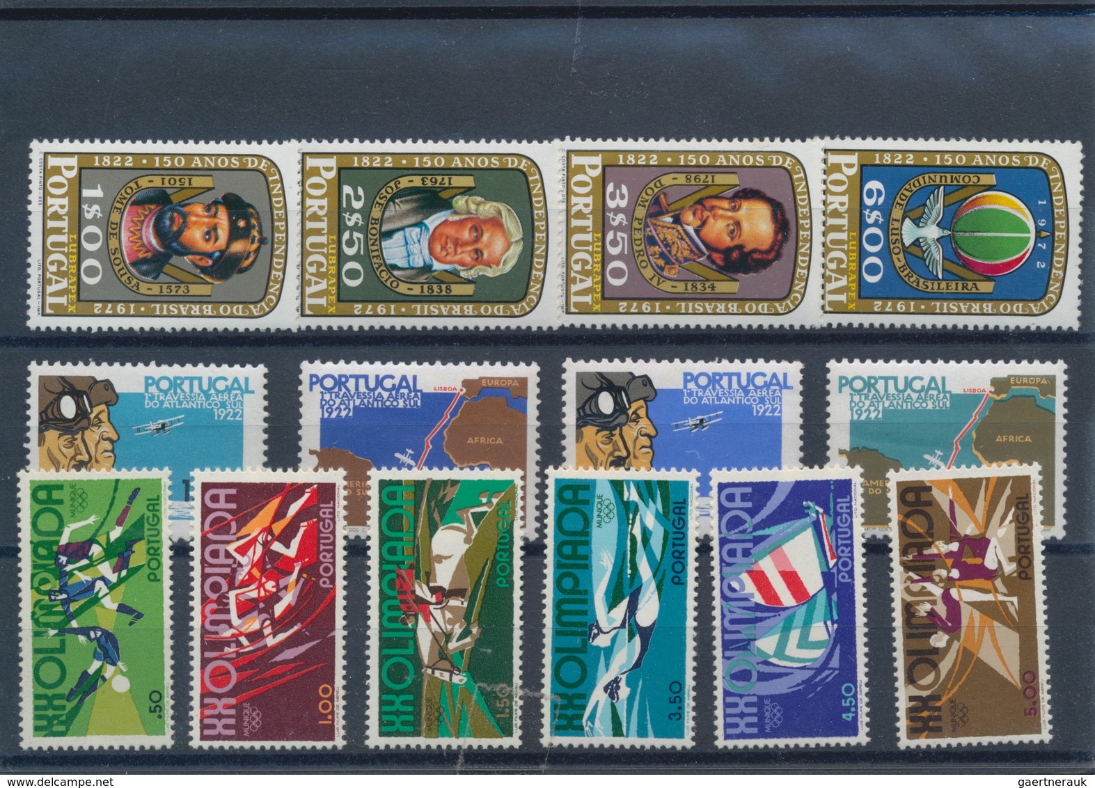 Portugal: 1971/1972, Sets Per 175 MNH Without The Definitives. Every Year Set Is Separately Sorted O - Sonstige & Ohne Zuordnung