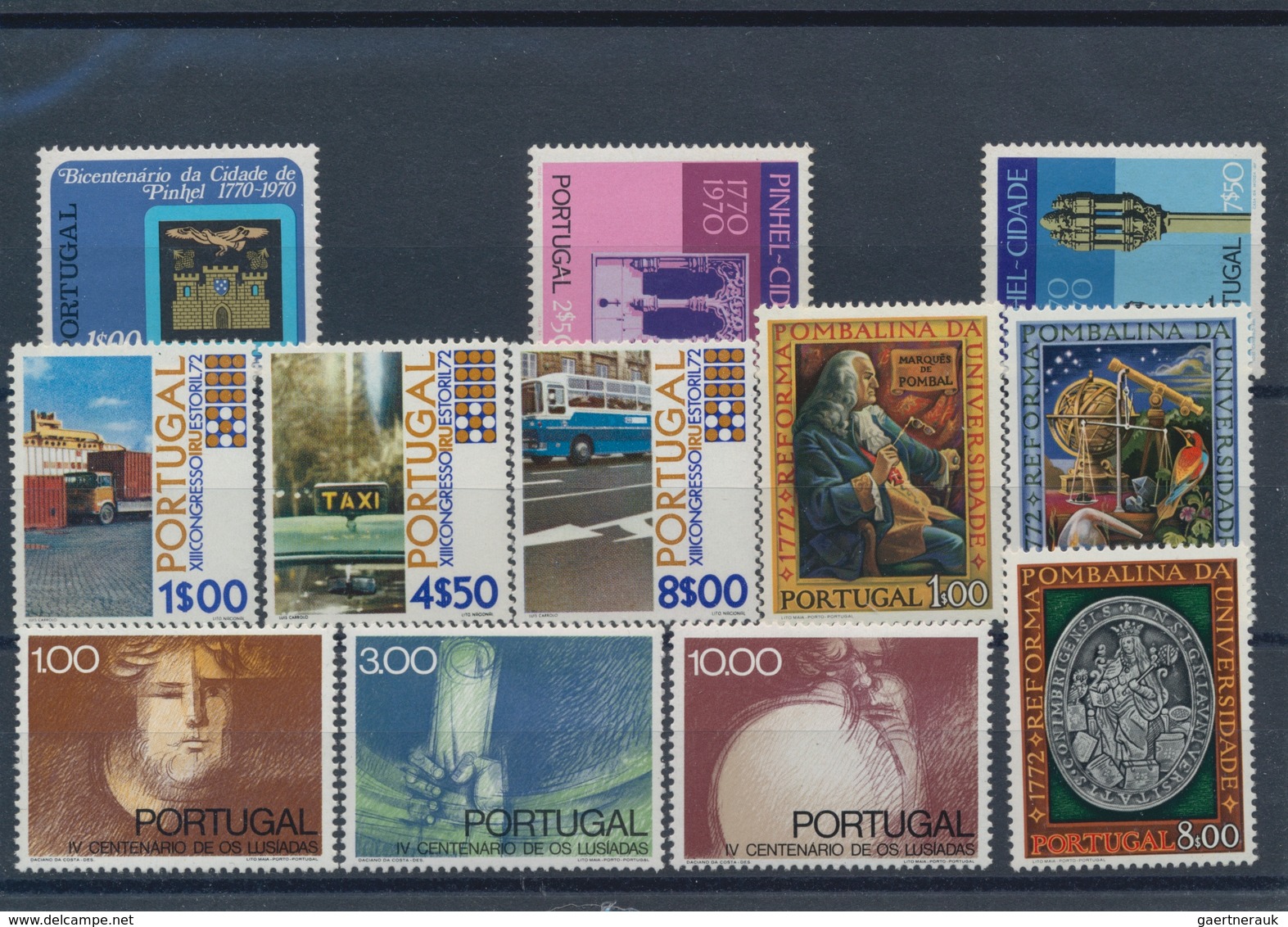 Portugal: 1971/1972, Sets Per 175 MNH Without The Definitives. Every Year Set Is Separately Sorted O - Sonstige & Ohne Zuordnung