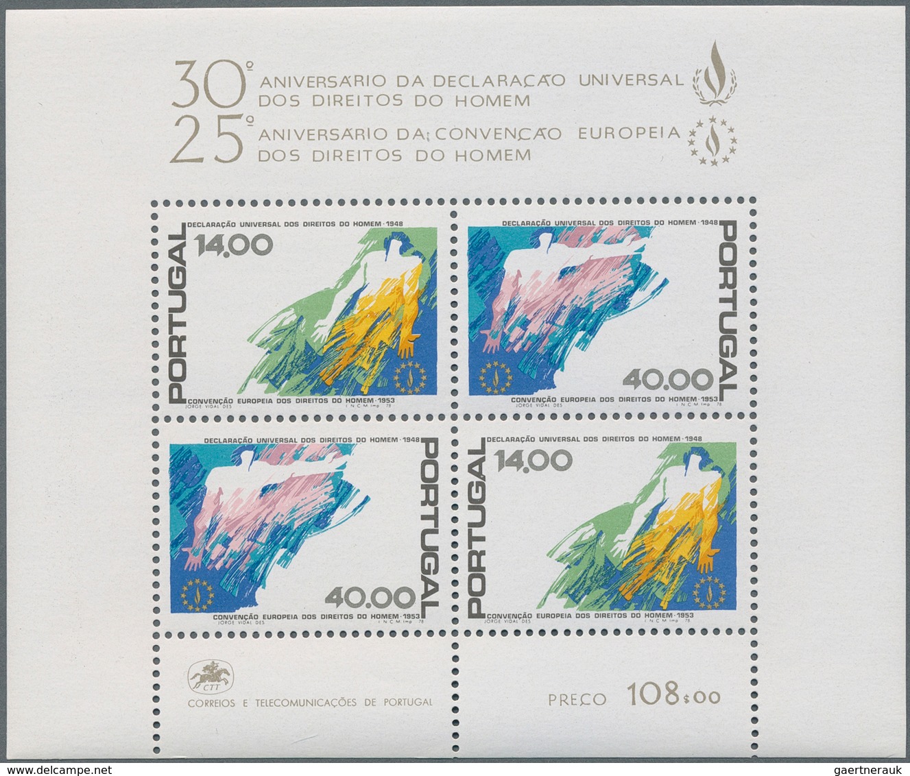 Portugal: 1974/1985, Stock Of Souvenir Sheets And Little Sheets Of The "azulejo" Stamps Mint Never H - Sonstige & Ohne Zuordnung