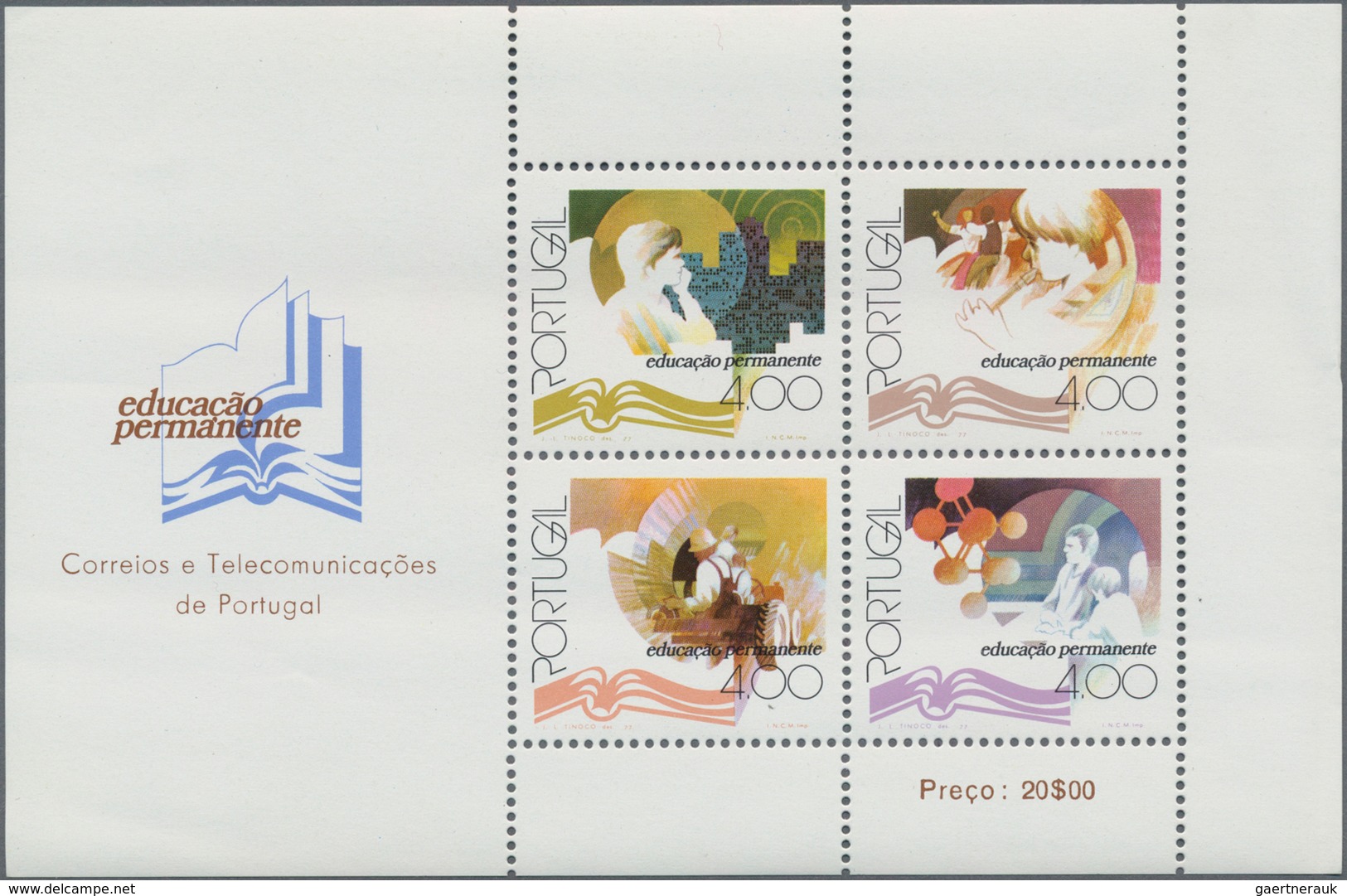 Portugal: 1977/1979, Stock Of Souvenir Sheets And Sheetlets (National Holiday 1979), Mint Never Hing - Sonstige & Ohne Zuordnung