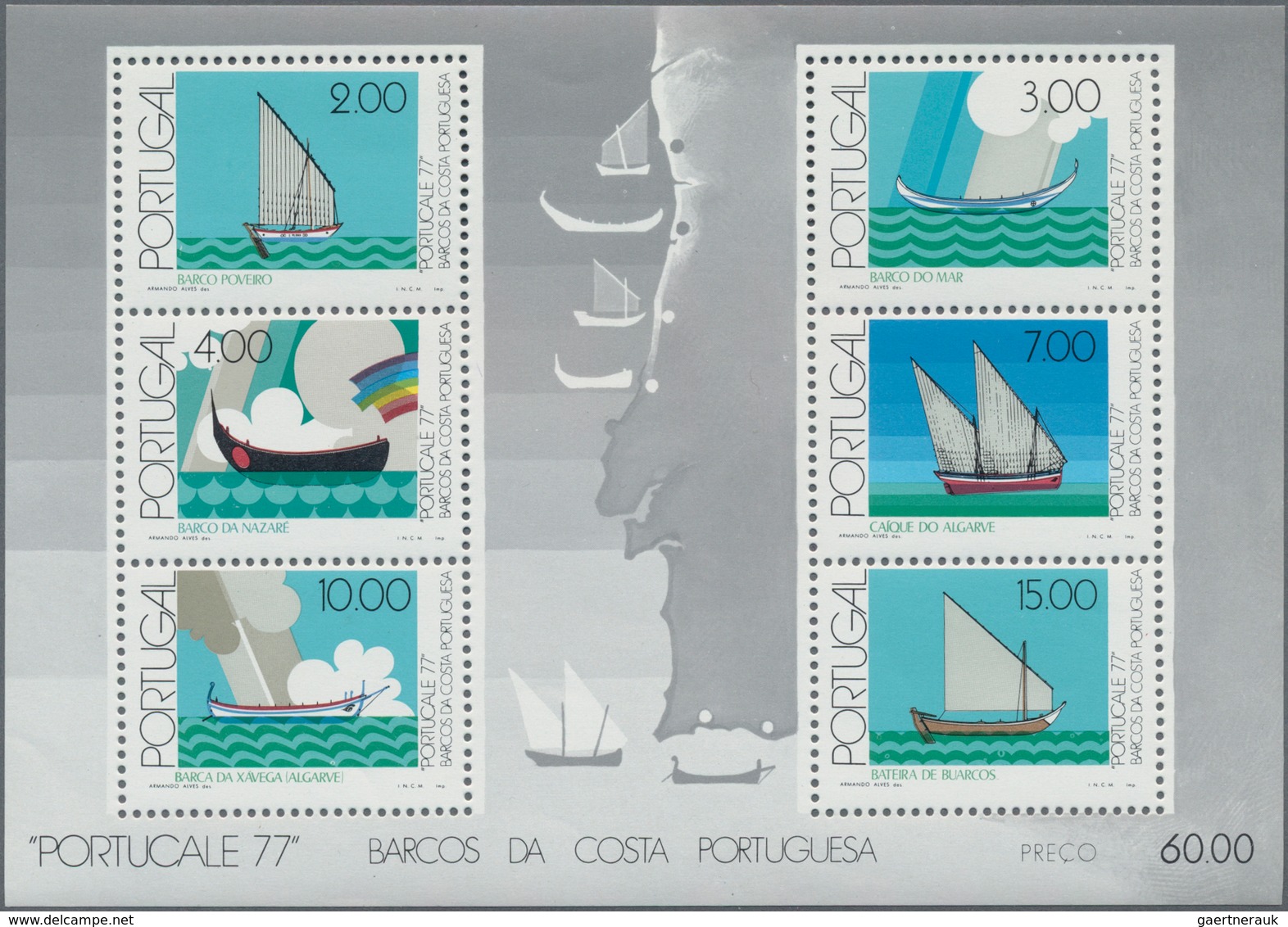 Portugal: 1977/1979, Stock Of Souvenir Sheets And Sheetlets (National Holiday 1979), Mint Never Hing - Otros & Sin Clasificación