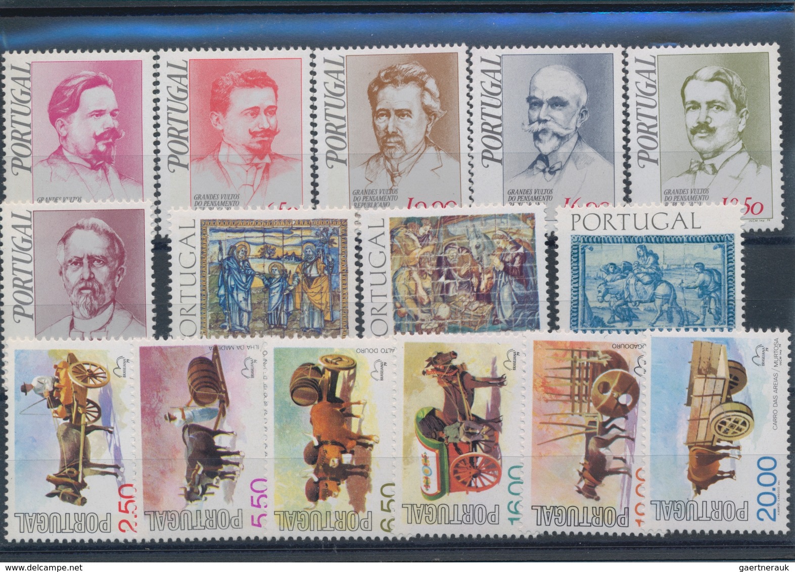 Portugal: 1979, Sets MNH Without The Souvenir Sheets, Definitives And Air Mail Stamps Per 150. Every - Sonstige & Ohne Zuordnung