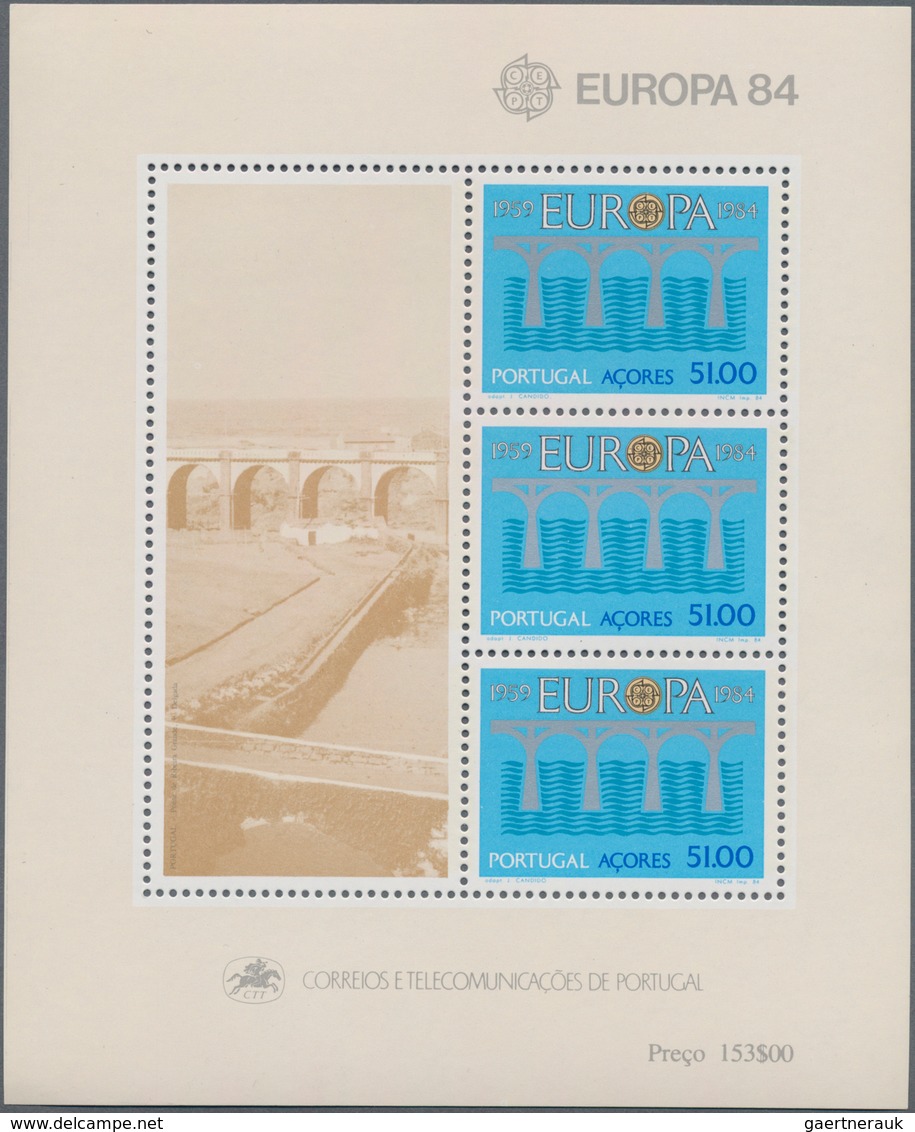 Portugal: 1980/1985, Stock Of Souvenir Sheets And Sheetlets (of The "azujelo" Issues), Mint Never Hi - Autres & Non Classés