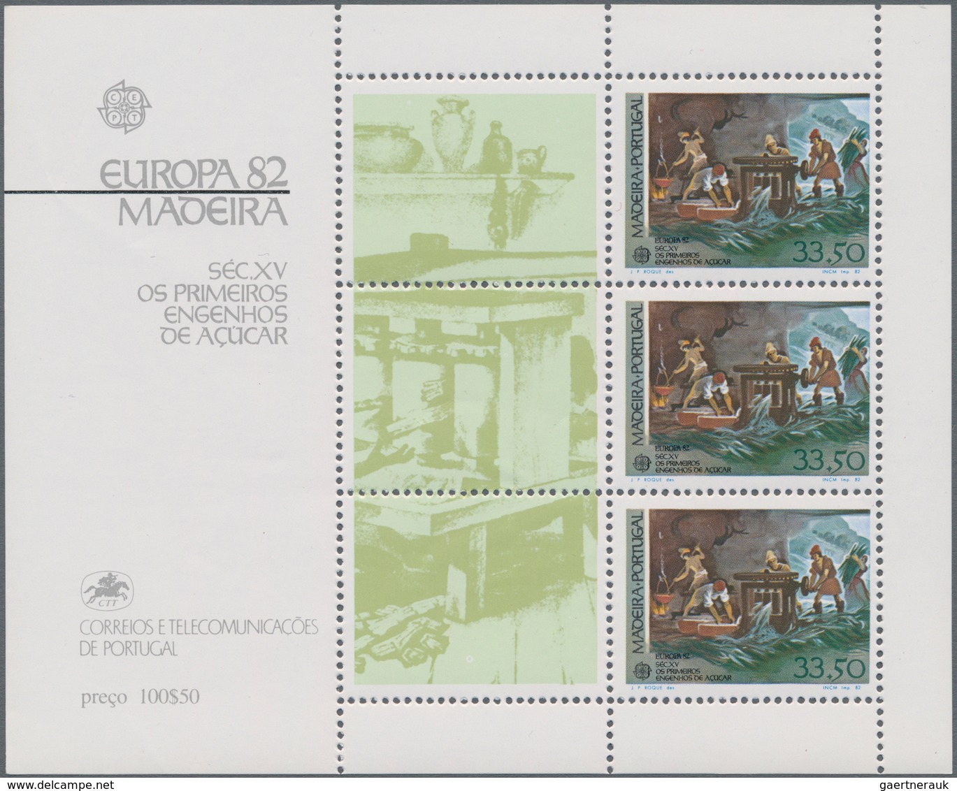 Portugal - Madeira: 1980/1985, Accumulation With 448 MINIATURE SHEETS In Different Quantities (five - Madeira
