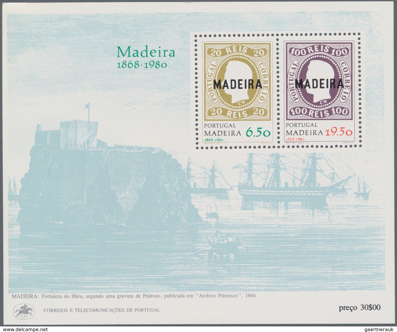 Portugal - Madeira: 1980/1985, Accumulation With 448 MINIATURE SHEETS In Different Quantities (five - Madeira