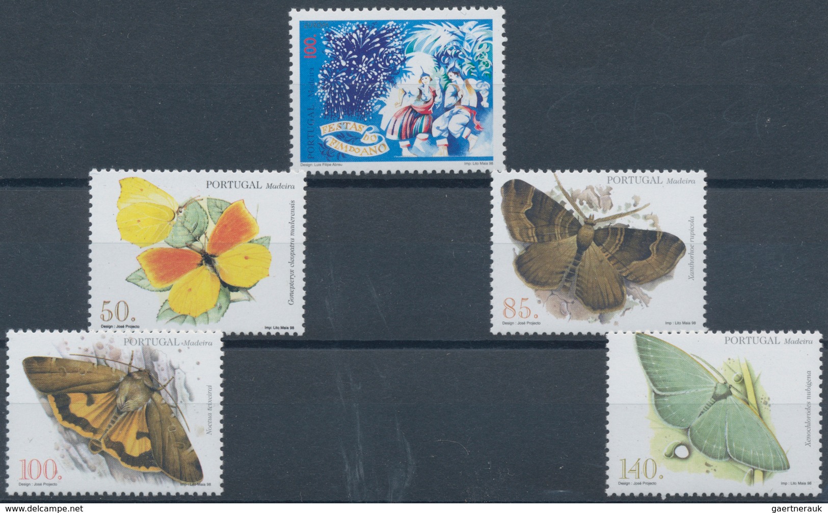 Portugal - Madeira: 1980/1999, Dealer's Stock Of Year Sets On Stockcards, Seald In Plastic Sleeves W - Madère