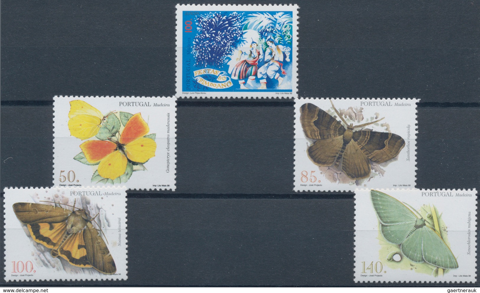 Portugal - Madeira: 1980/1999, Dealer's Stock Of Year Sets On Stockcards, Seald In Plastic Sleeves W - Madeira
