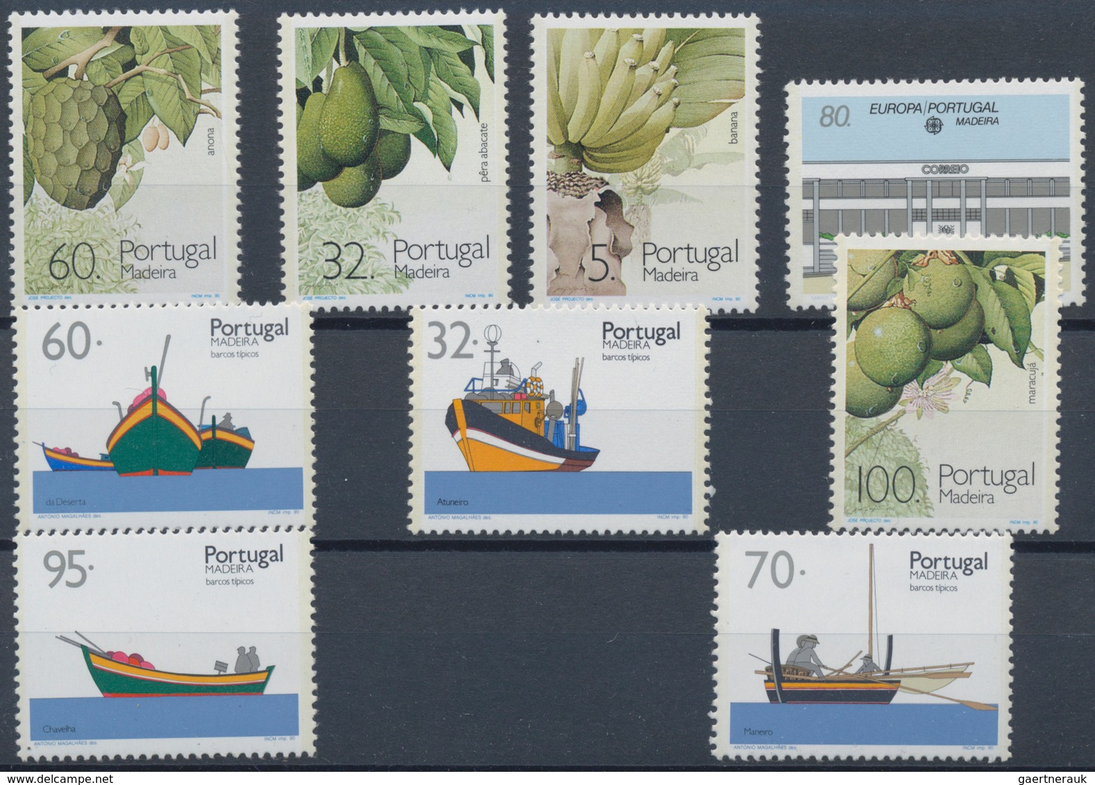 Portugal - Madeira: 1980/1999, Dealer's Stock Of Year Sets On Stockcards, Seald In Plastic Sleeves W - Madeira