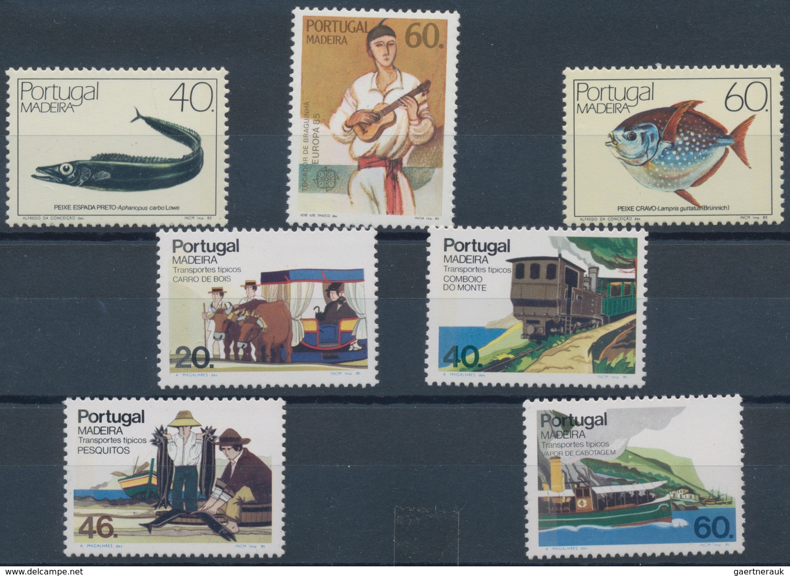 Portugal - Madeira: 1980/1999, Dealer's Stock Of Year Sets On Stockcards, Seald In Plastic Sleeves W - Madeira