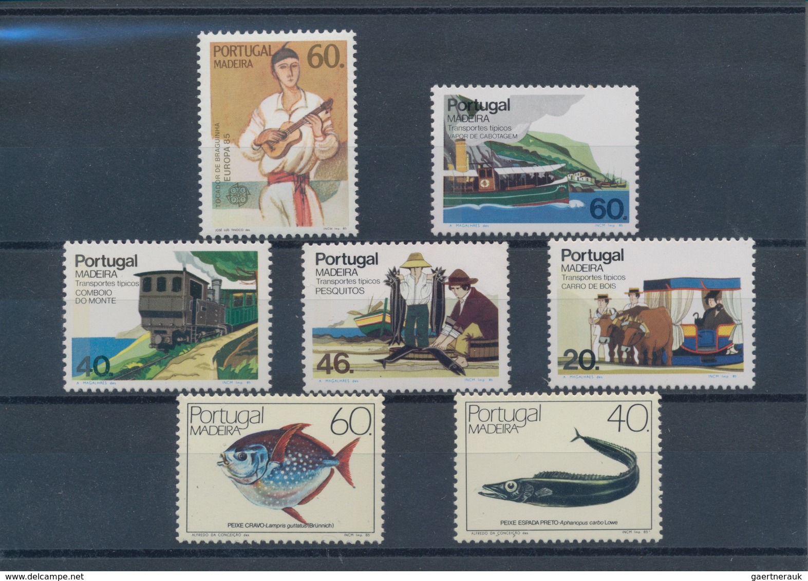 Portugal - Madeira: 1985, Sets MNH Without The Souvenir Sheet Per 600. Every Year Set Is Separately - Madeira