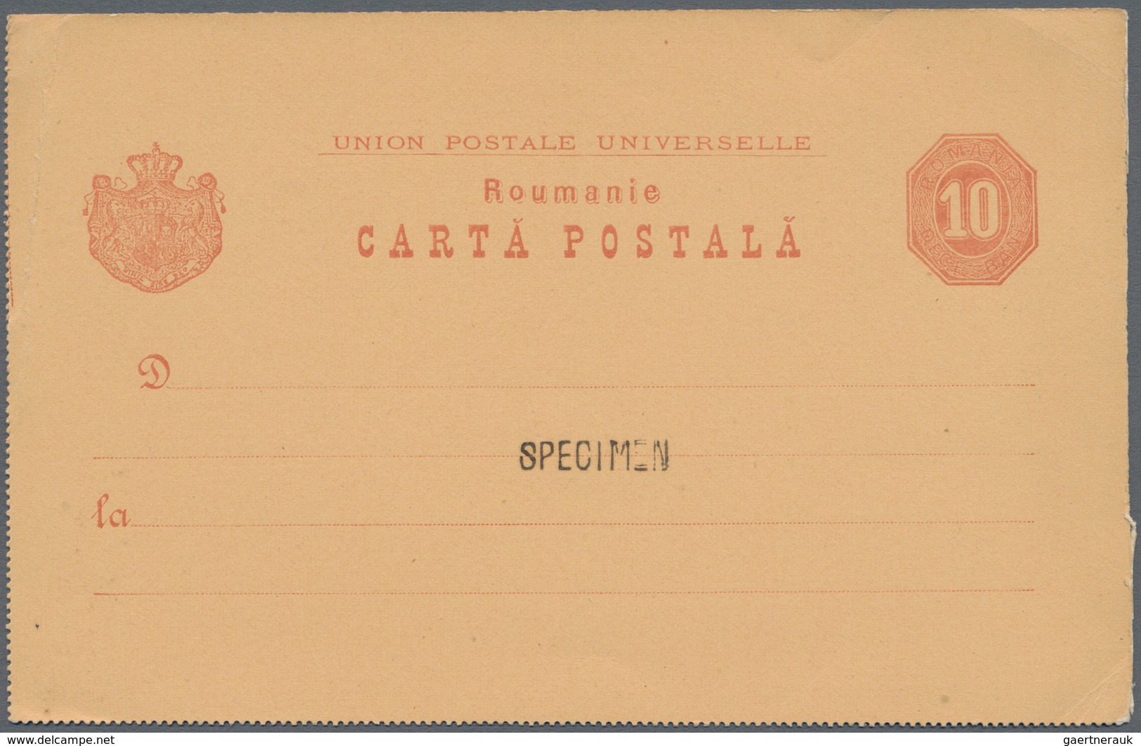 Rumänien - Ganzsachen: 1873/1981, Accumulation Of Ca. 710 Unused Postal Stationery Cards And Envelop - Entiers Postaux