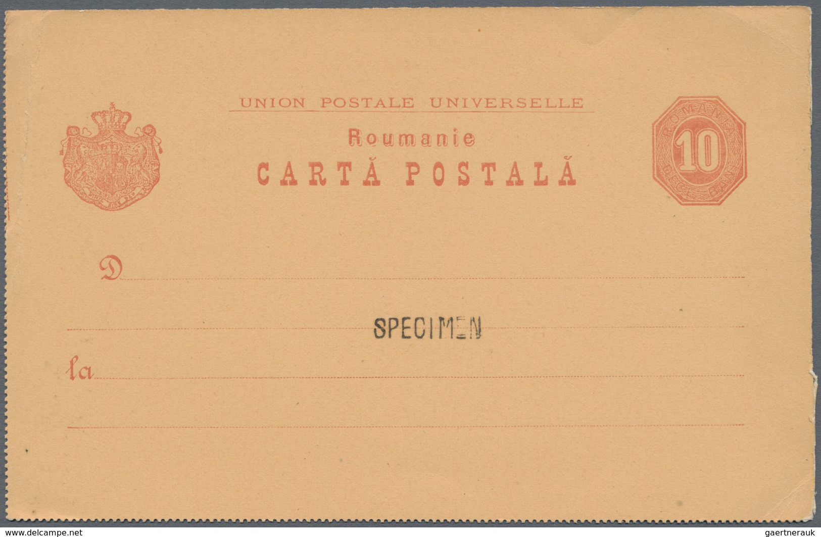 Rumänien - Ganzsachen: 1873/1981, Accumulation Of Ca. 710 Unused Postal Stationery Cards And Envelop - Enteros Postales