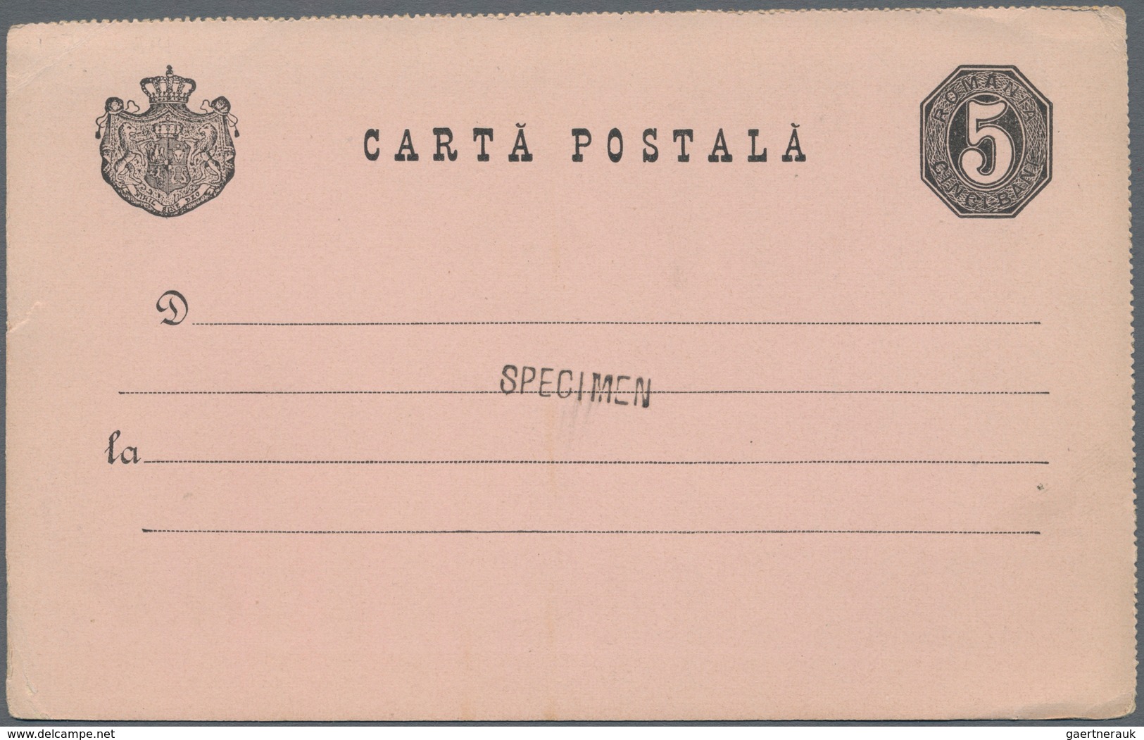 Rumänien - Ganzsachen: 1873/1981, Accumulation Of Ca. 710 Unused Postal Stationery Cards And Envelop - Ganzsachen
