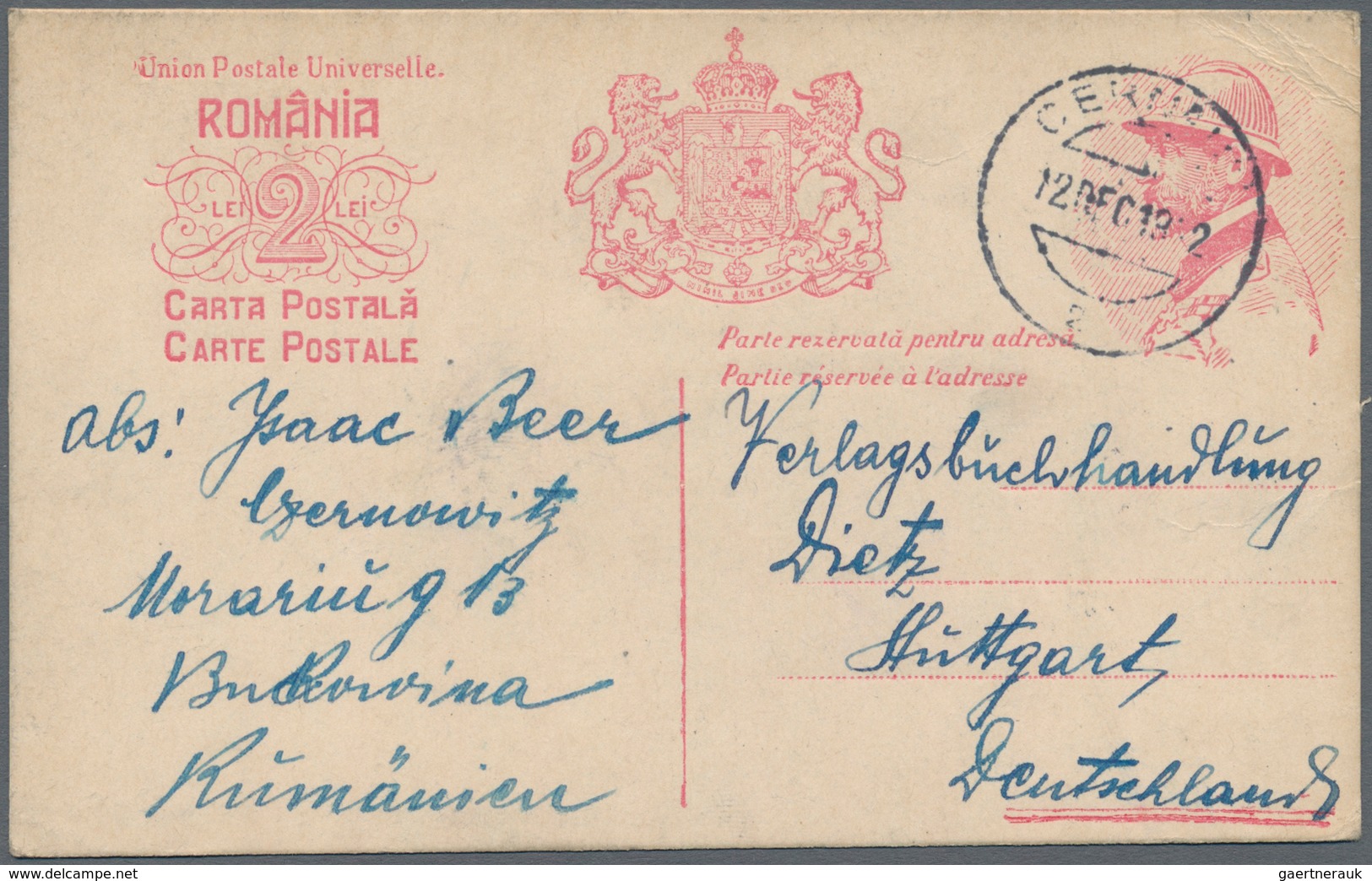 Rumänien - Ganzsachen: 1879/1981, Accumulation Of Ca. 300 Unused Postal Stationery Cards And Envelop - Postwaardestukken