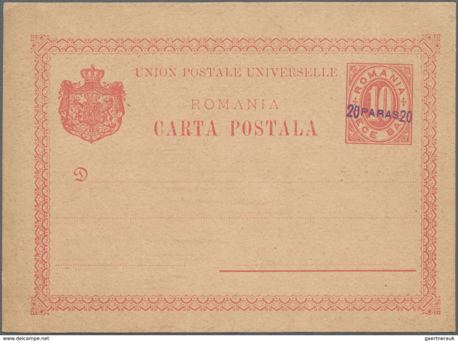 Rumänien - Ganzsachen: 1890/1980 (ca.),accumulation Of Approx. 600 Unused And Used Postal Stationery - Entiers Postaux