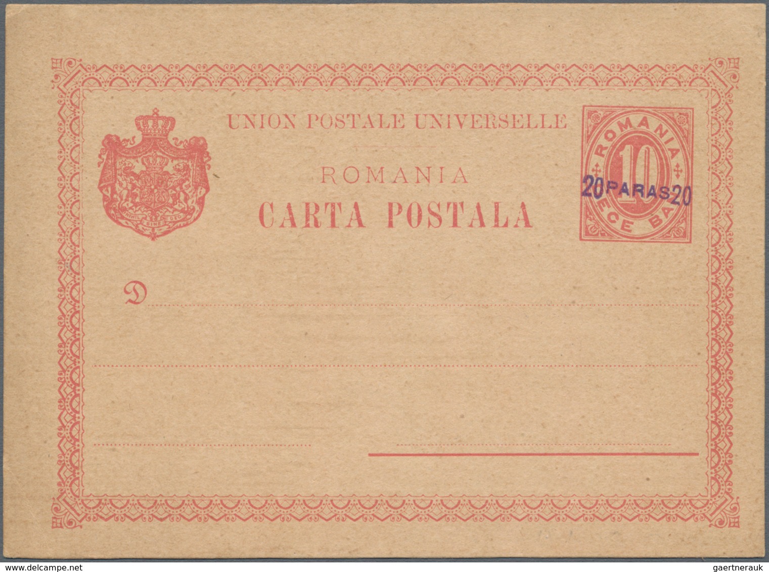 Rumänien - Ganzsachen: 1890/1980 (ca.),accumulation Of Approx. 600 Unused And Used Postal Stationery - Ganzsachen