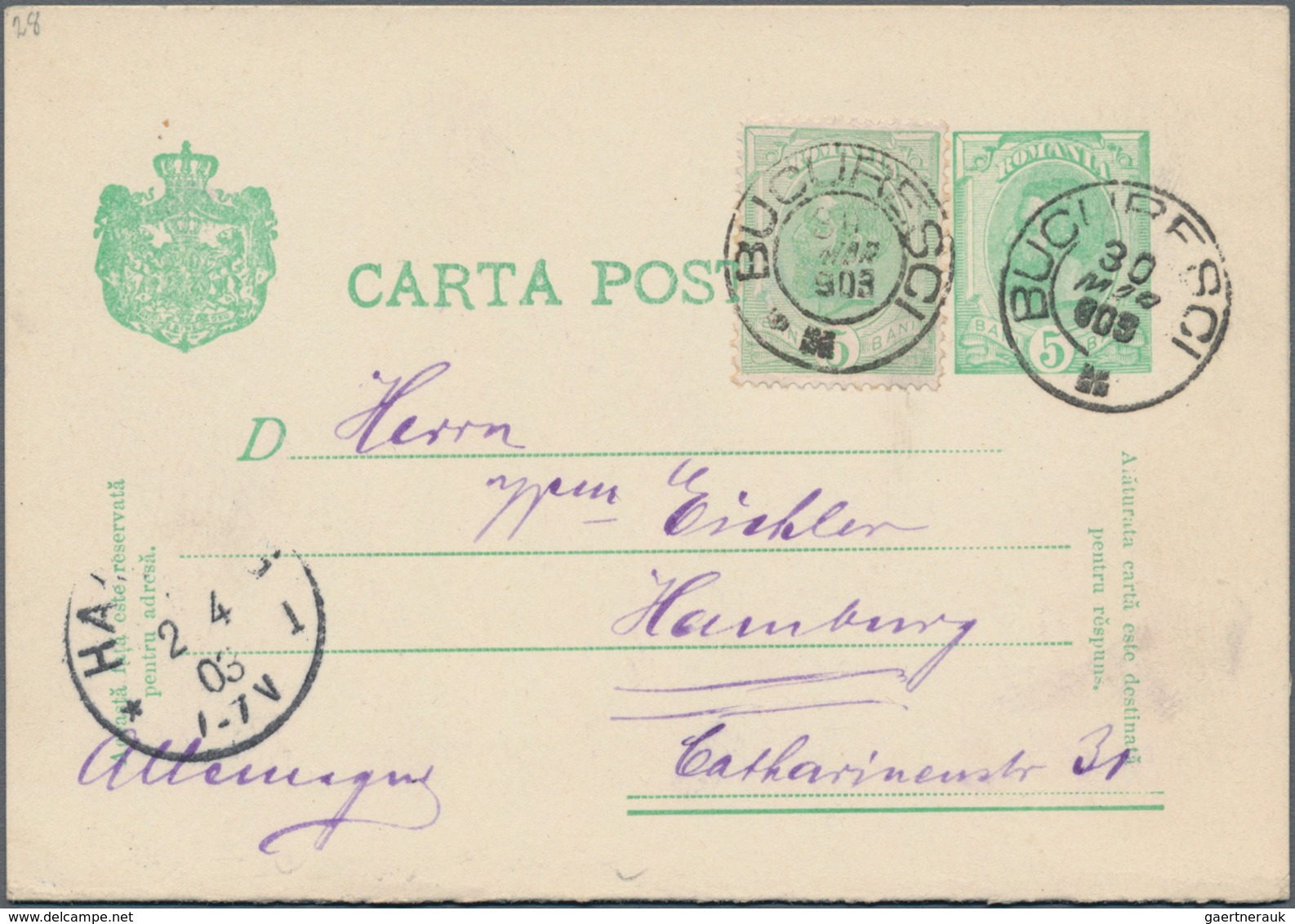 Rumänien - Ganzsachen: 1890/1980 (ca.),accumulation Of Approx. 600 Unused And Used Postal Stationery - Entiers Postaux