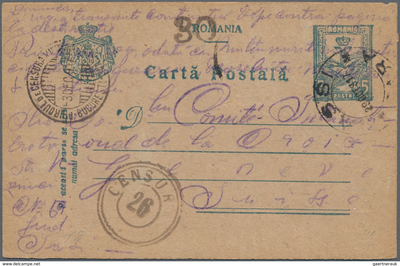 Rumänien - Ganzsachen: 1890/1980 (ca.),accumulation of approx. 600 unused and used postal stationery