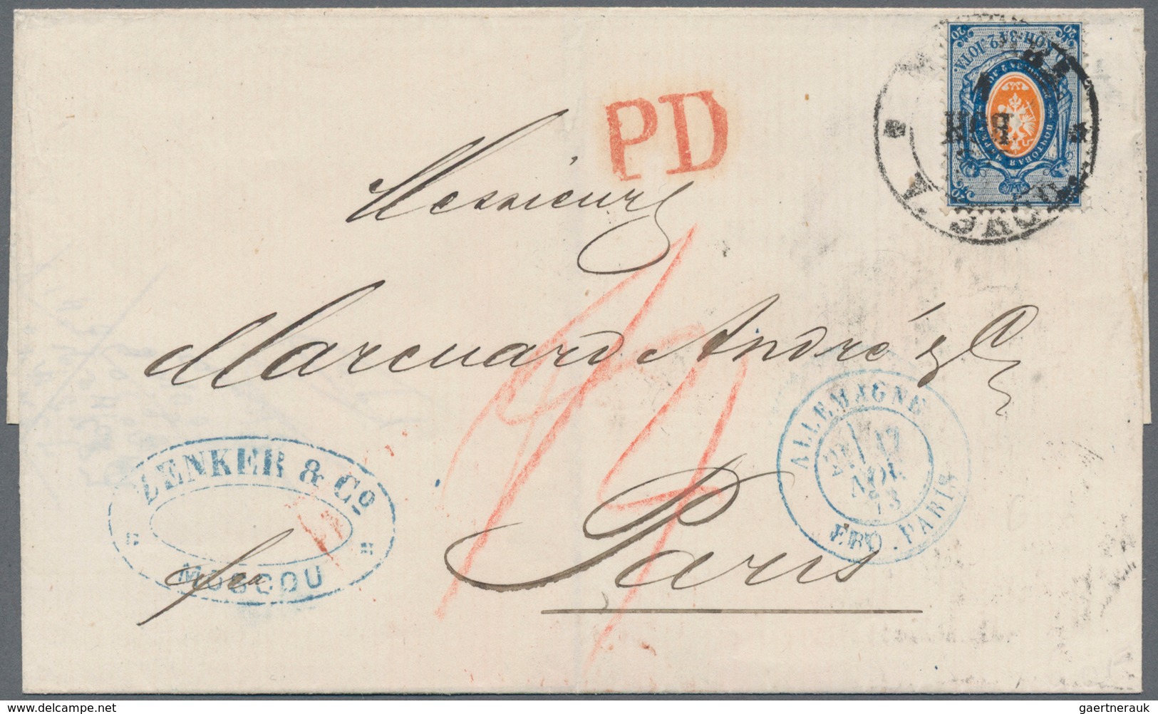 Russland: 1871 - 1916, Accumulation Of 27 Covers, While Registered Mail And Money Letters, Censures, - Cartas & Documentos