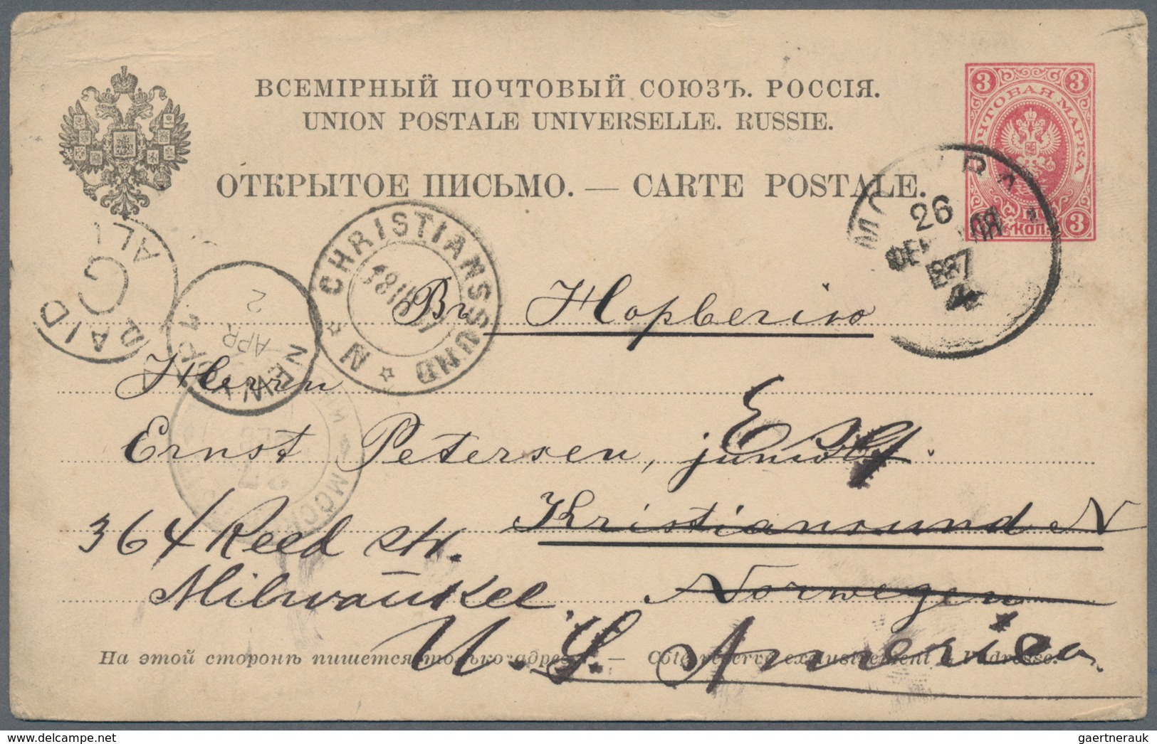 Russland: 1887/1922, lot of twelve covers/cards (incl. three Baltic states) with special features, e