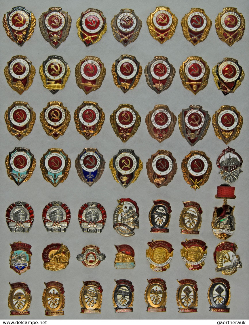 Russland - Besonderheiten: Russland - Russia: Collection of Soviet Orders, Medals and Badges "Polnyj