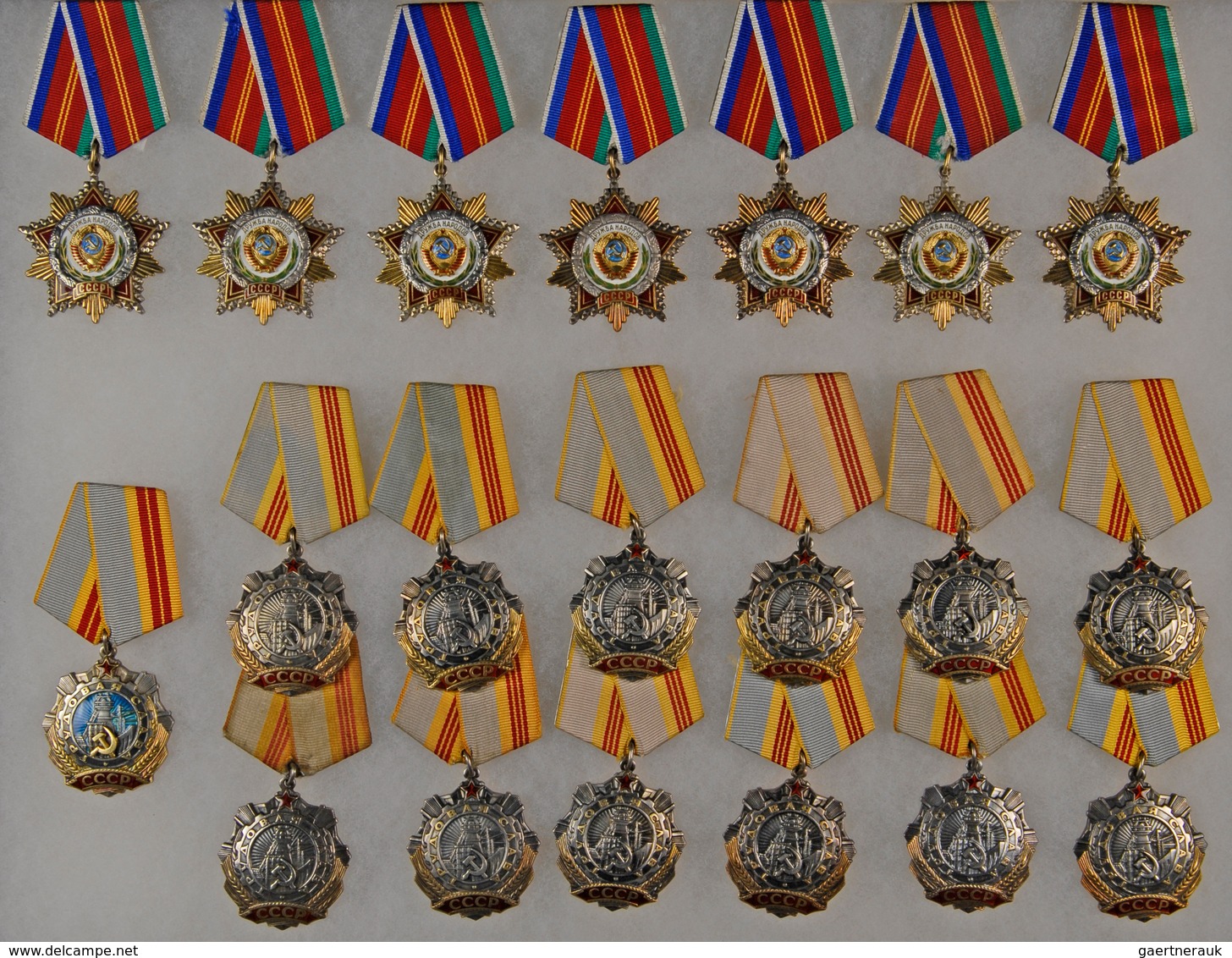 Russland - Besonderheiten: Russland - Russia: Collection of Soviet Orders, Medals and Badges "Polnyj