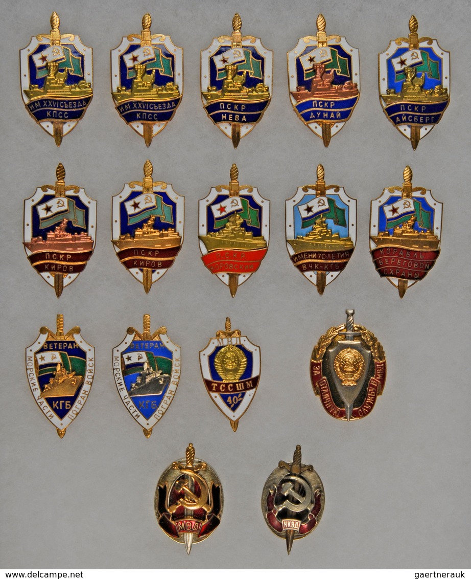 Russland - Besonderheiten: Russland - Russia: Collection of Soviet Orders, Medals and Badges "Polnyj