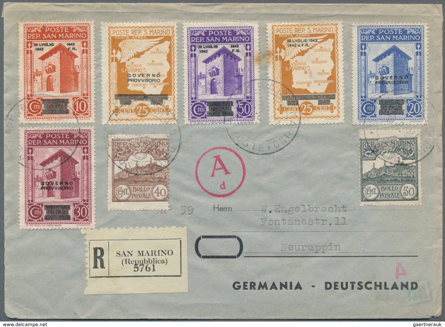 San Marino: 1873/1947: over 70 covers, starting with precursors and some nice early commercial used