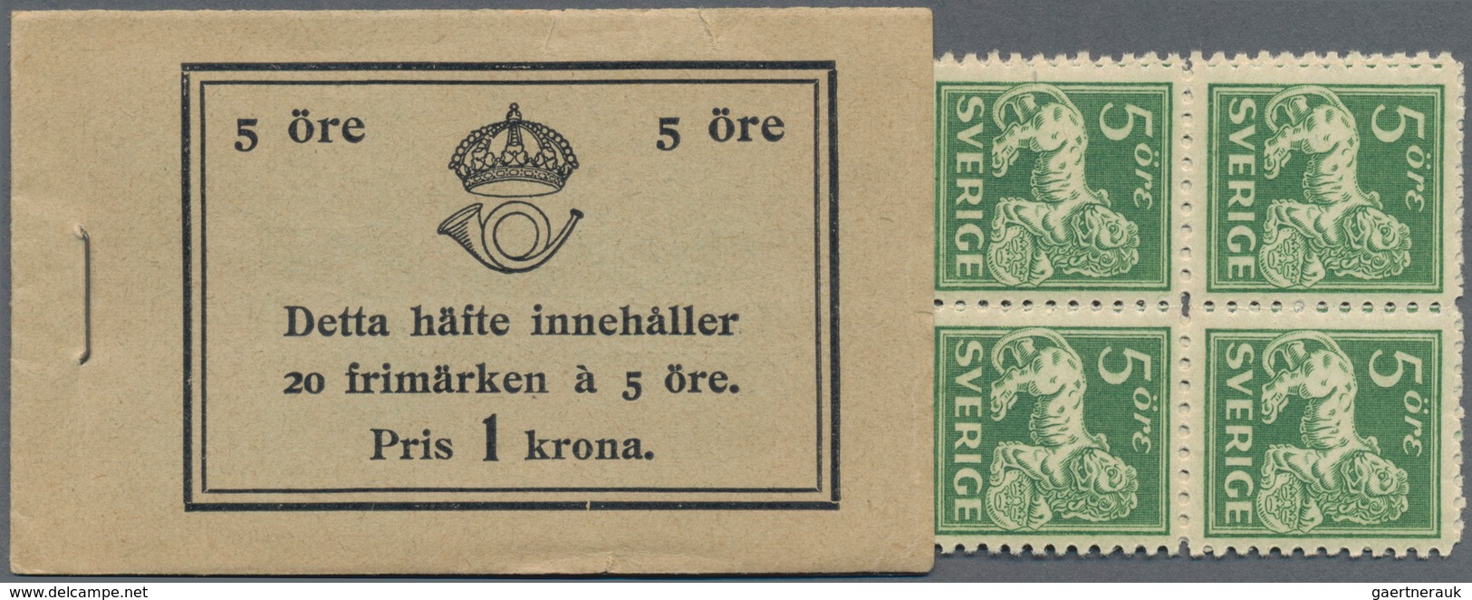 Schweden - Markenheftchen: 1918/1990 (ca.), Collection Of More Than 500 Booklets, Neatly Sorted In G - 1951-80