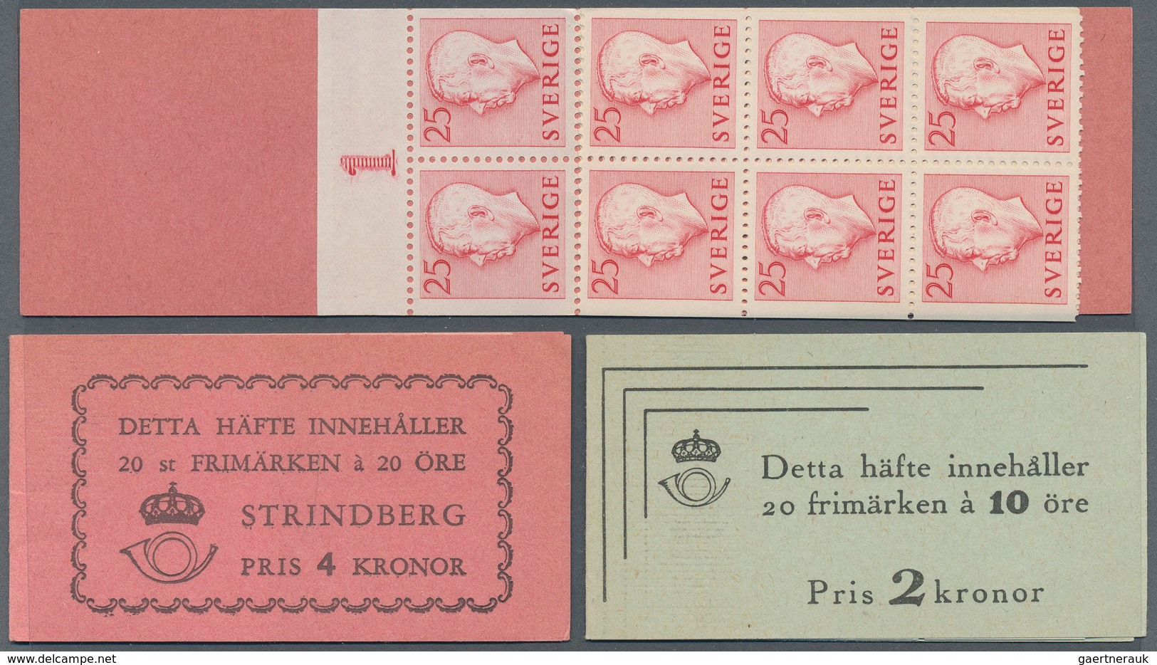 Schweden - Markenheftchen: 1939/1971, Duplicated Accumulation With 1.698 Stamp Booklets In About 55 - 1951-80