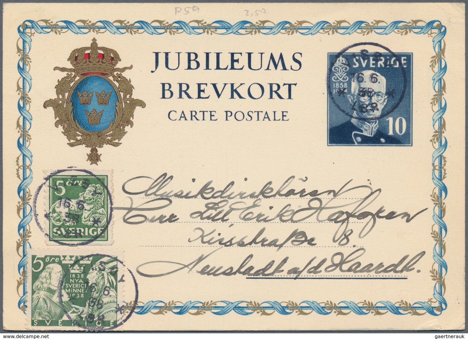 Schweden - Ganzsachen: 1894/1994. Highly Specialized Air Letter/aerogramme Collection Startign With - Postwaardestukken