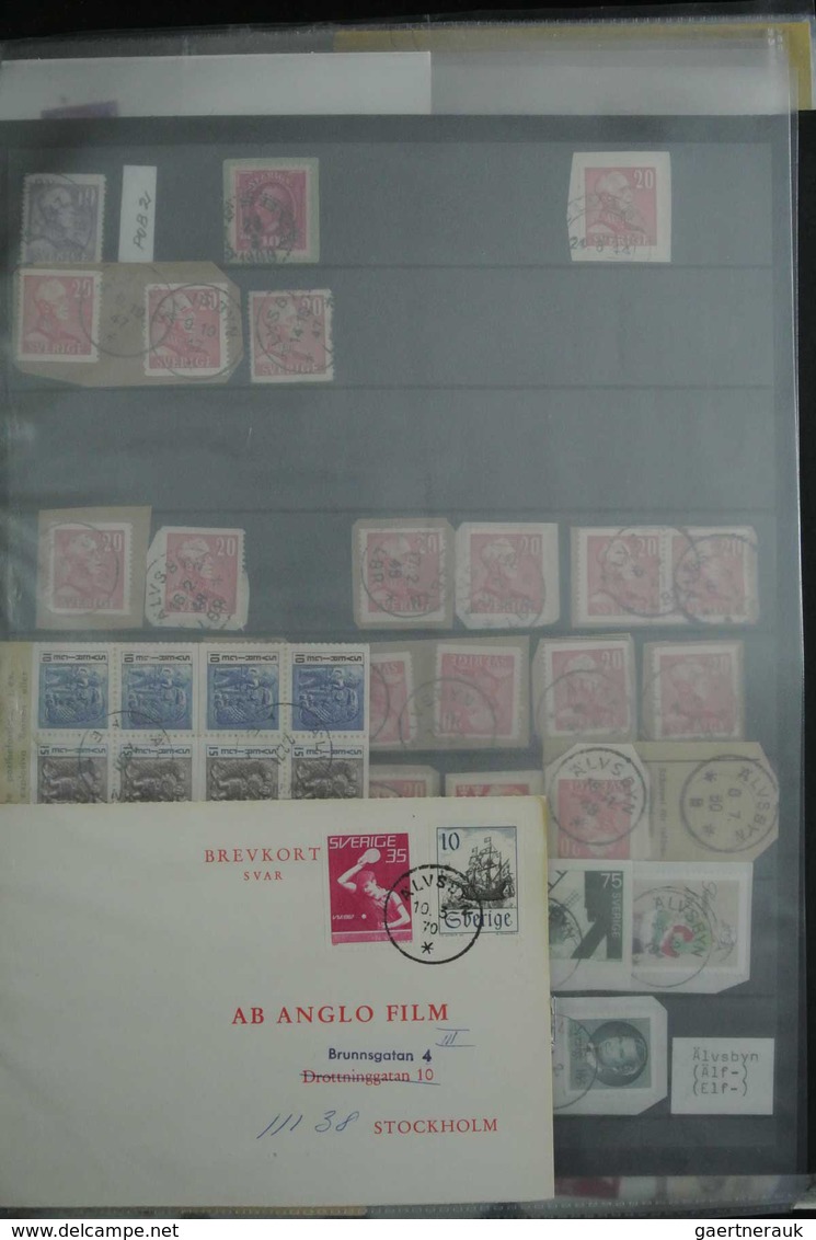 Schweden - Stempel: 1855/1980: You enjoy Sweden cancellations? Now here is your chance: collector es