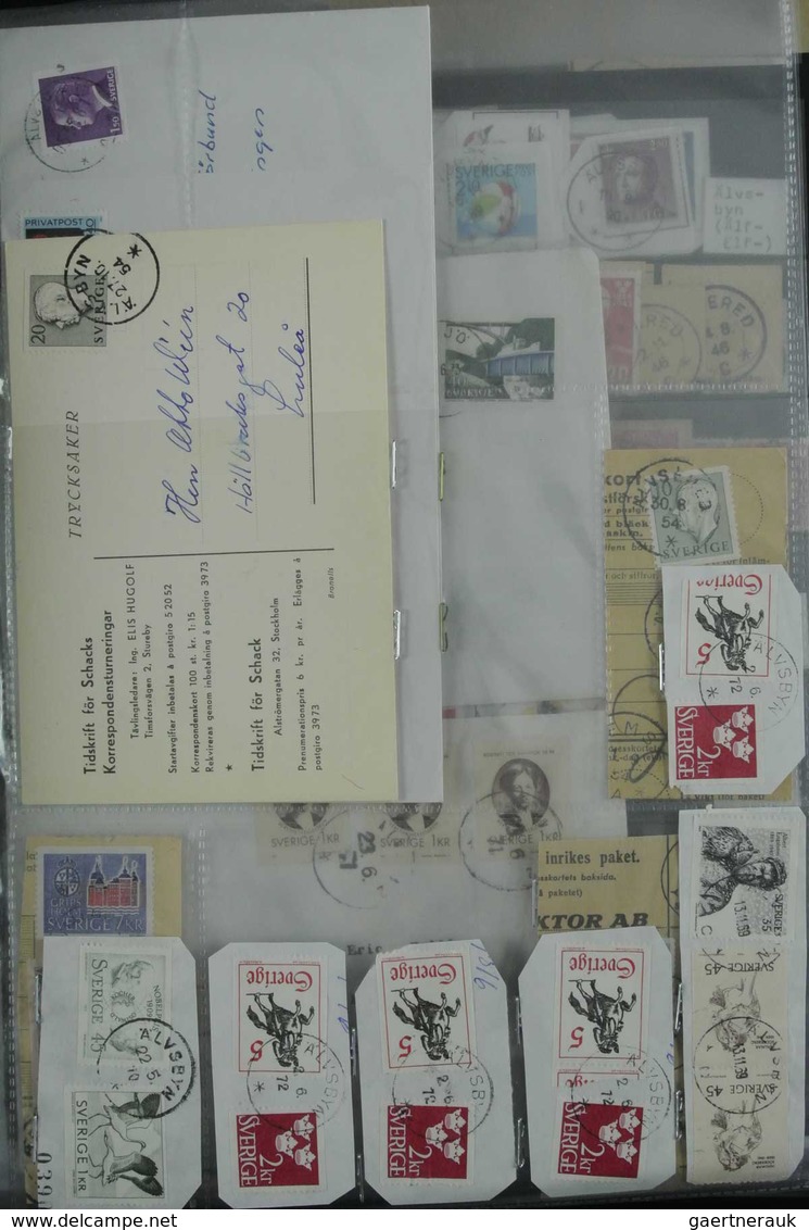 Schweden - Stempel: 1855/1980: You enjoy Sweden cancellations? Now here is your chance: collector es