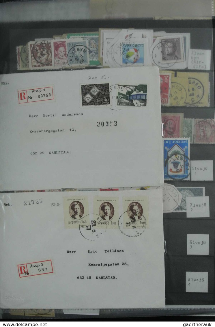 Schweden - Stempel: 1855/1980: You enjoy Sweden cancellations? Now here is your chance: collector es