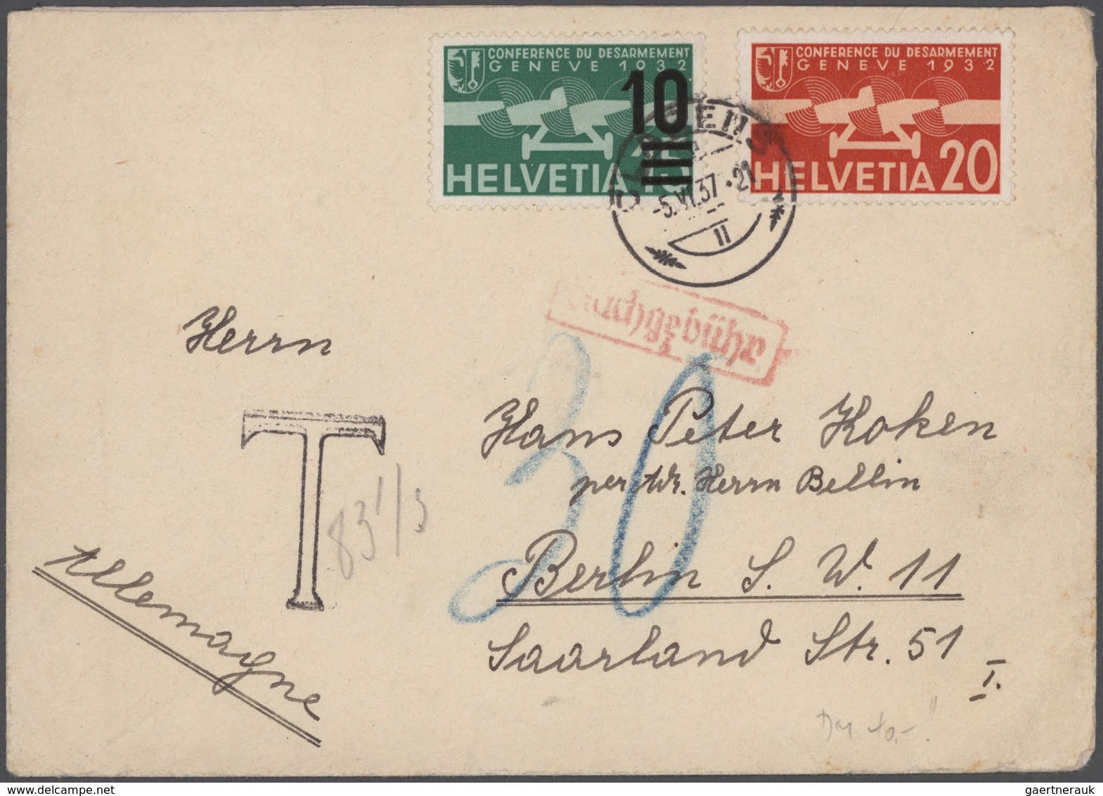 Schweiz: 1814/1955, vielseitige Partie von 58 Briefen und Karten, ab gutem Teil Vorphila, Markenzeit