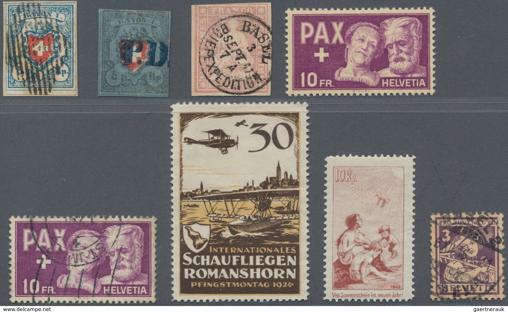 Schweiz: 1850/2005, Umfangreiche Sammlung Ab Rayon Und Strubel, Pax Postfrisch Und Gestempelt Pro Ju - Collections