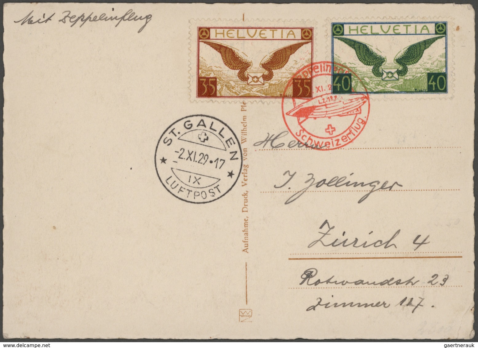 Schweiz: 1860/1990 (ca.), Vielseitige Partie Von Ca. 370 Briefen, Karten Und Gansachen, Dabei Zahlre - Sammlungen
