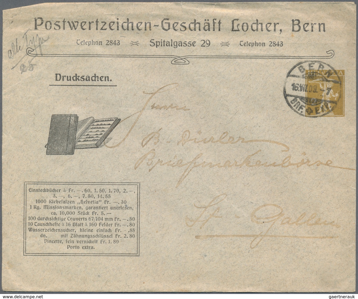 Schweiz: 1871/2002, Kleiner Bestand Von Ca. 230 Briefen, Karten Und Ganzsachen (gebraucht, Ungebrauc - Sammlungen