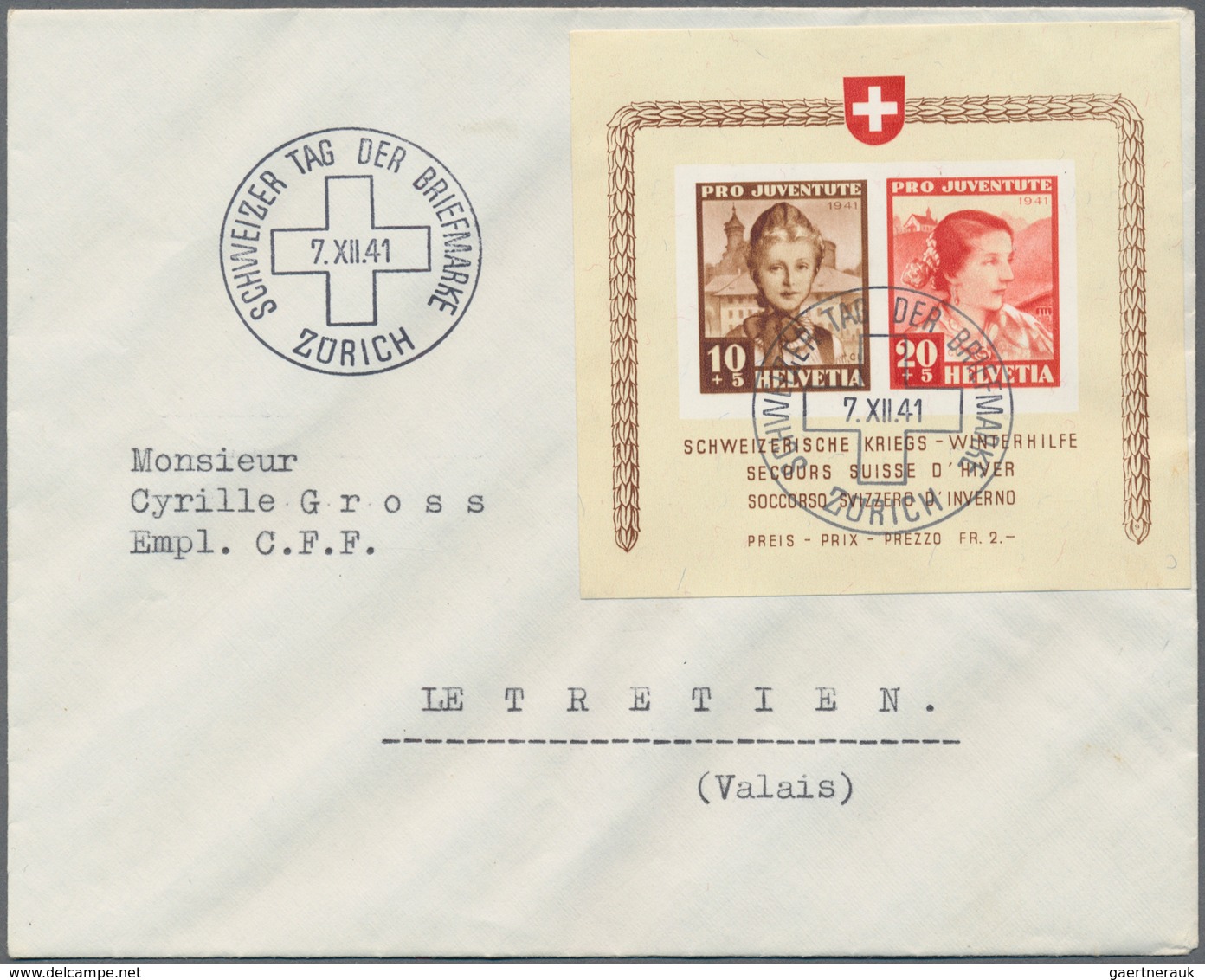 Schweiz: 1923/1965, Prächtiges Lot Von 46 Ersttags-, Satz- Und Sammlerbriefen Mit Vielen Besseren Au - Lotes/Colecciones