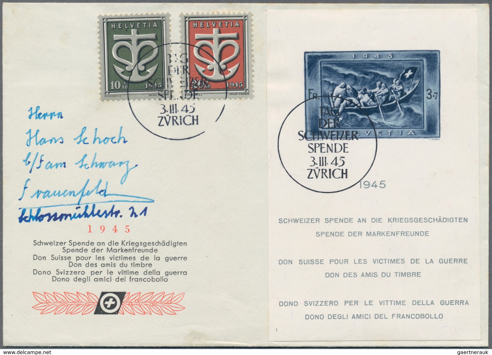 Schweiz: 1923/1965, Prächtiges Lot Von 46 Ersttags-, Satz- Und Sammlerbriefen Mit Vielen Besseren Au - Collections