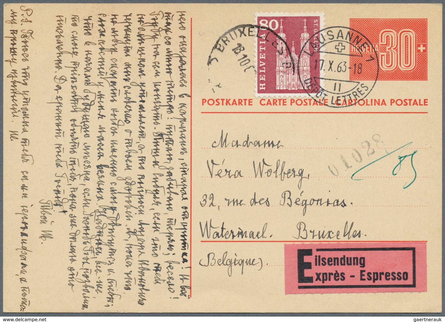 Schweiz - Ganzsachen: 1924 ab, sehr umfangreiche Sammlung mit über 1200 meist gebrauchten Ganzsachen