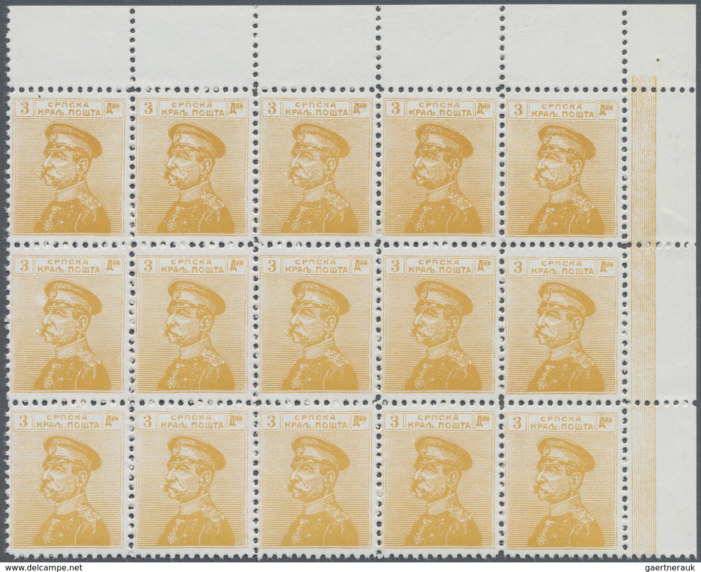 Serbien: 1905/1914 (ca.), Duplicates On Nine Large Stockcards With A Few Values Only But Mostly In L - Serbien