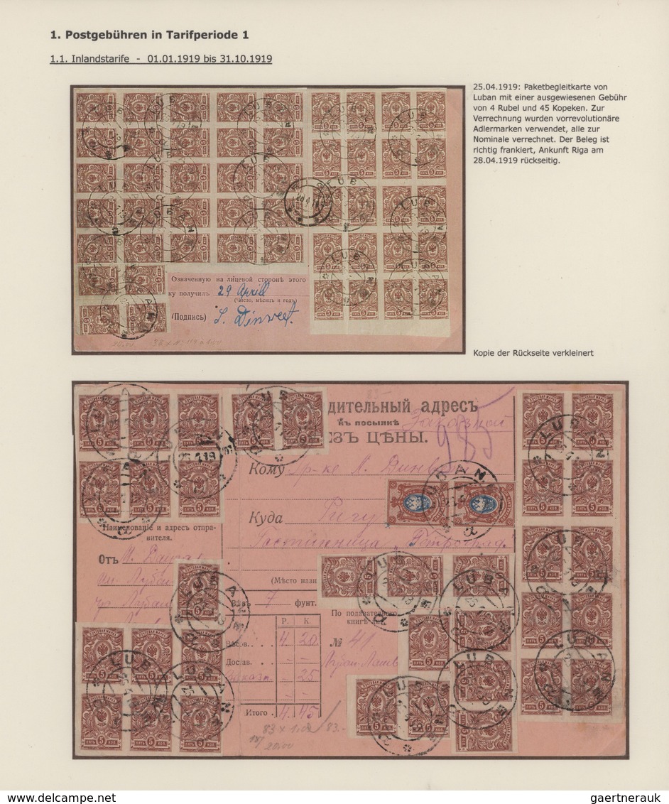 Sowjetunion: 1917/23, High-quality Exhibition Collection Of The Absolute International Top Class, Al - Brieven En Documenten