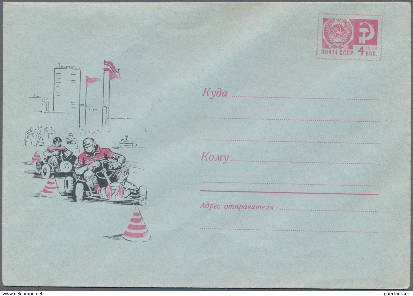 Sowjetunion: 1967 - 1977, Collection Of Ca. 1.040 Pictured Postal Stationery Envelopes Only Of The 1 - Lettres & Documents