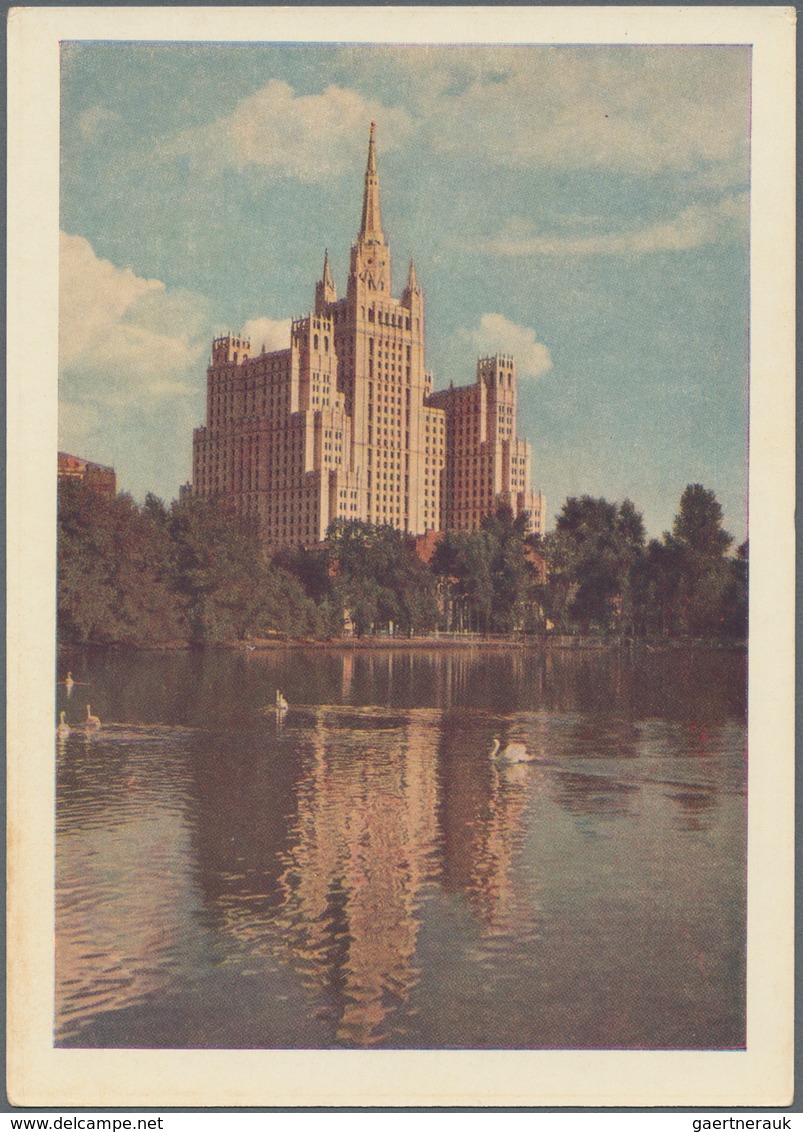 Sowjetunion - Ganzsachen: 1955/60, Ca. 60 Unused Picture Postal Stationery Cards, All Different Pict - Ohne Zuordnung