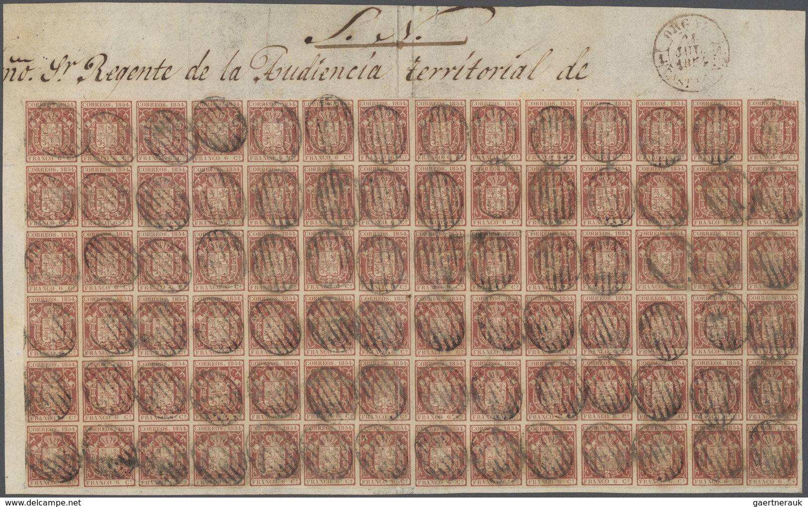 Spanien: 1850-1865 "JEWELS OF CLASSIC SPAIN": Specialized collection of top items of the imperforate