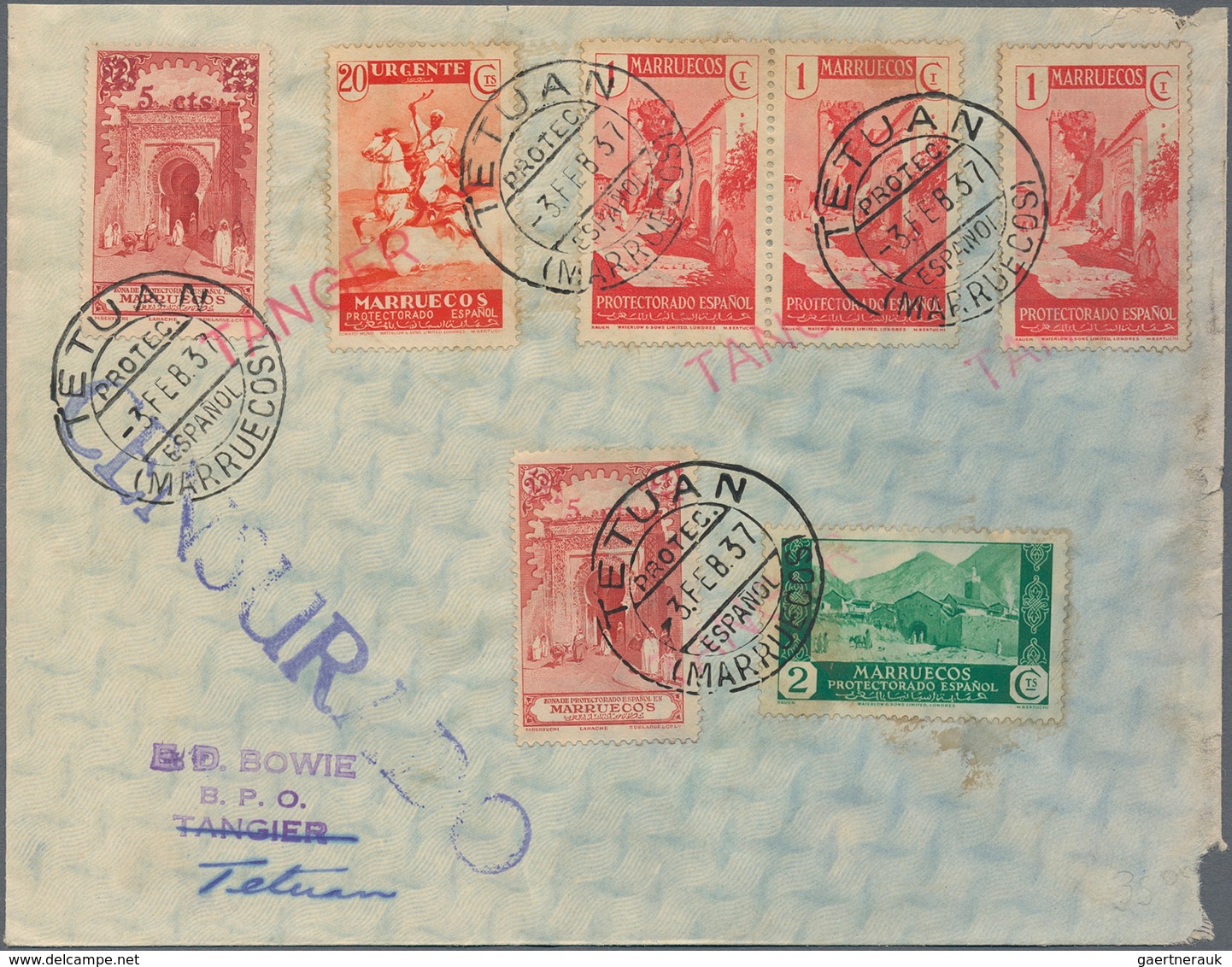 Spanien: 1860/1960 (ca.), Spain/colonies, Holding Of Some Hundred Covers/cards, Incl. Registered, Ce - Lettres & Documents