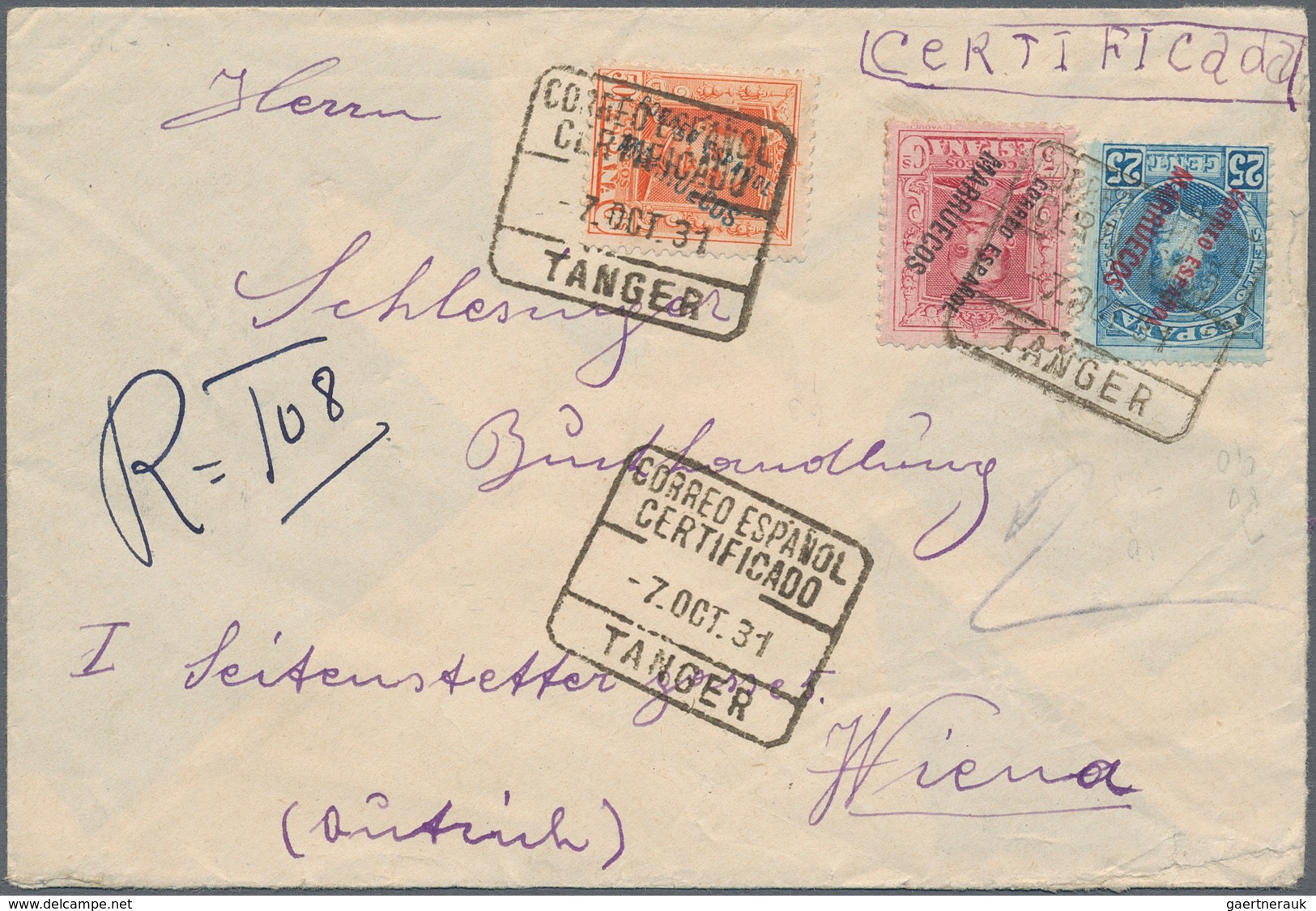 Spanien: 1860/1960 (ca.), Spain/colonies, holding of some hundred covers/cards, incl. registered, ce